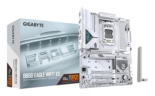Gigabyte B850M Eagle WiFi 6E Ice Motherboard